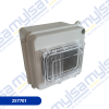 Thumbnail CAJA DE PASO IP54 PRESINTABLE CON RIEL Y VENTANA - 155X205X115MM0